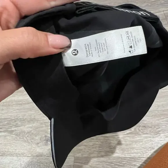 Lululemon Athletic Black Cap Hat One Size Adjustable - Picture 3 of 4